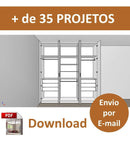 Guarda Roupas Plano De Corte Móveis Frete Grátis + Brinde