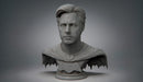 Busto Artstation Batman Ben Affleck - Arq Obj - Impressão 3d