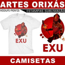 Pack Artes Digitais Camisetas Sublimação Orixás Umbanda
