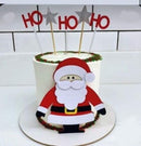 Arquivo De Corte Topo De Bolo Papai Noel 4 Estrelinhas