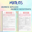 9 Arquivos Para Encadernação Miolo Anamnese Estética Beleza