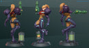Metroid Samus Aran Suit + Armor Stl/obj Para Impresión 3d