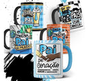 Artes Dia Dos Pais Pack3 Frases Coloridas Pandoca Sublimação