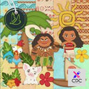 Kit Digital Papel Scrapbook moana cute 2