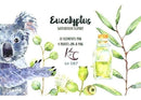 Kit Digital Clipart Eucaliptus
