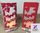 Arquivo Corte Silhouette Luminaria Dia Namorados + Brinde
