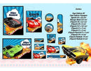 Arquivo Digital Volta as Aulas Etiqueta Escolar Hot Wheels