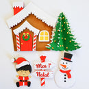 Arquivo De Corte Topo De Bolo Natal 150 Dxf E Svg