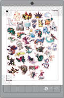 931 Pokémons - Para Imprimir, Silhouete Studio
