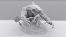 Flash Vs King Shark -arquivo Obj Fp - Impressão 3d