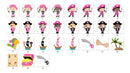 Kit Digital Pirata Rosa Menina