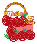 665 - Arquivo Digital Topo De Bolo Circular 50 Anos