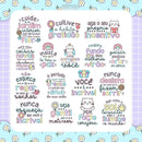 Kit Digital -artes Canecas Cadernos Planners Lettering E ++