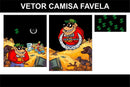 Pacote Sublimação 10 Vetores Camisas Cdr Favela Tio Patinhas