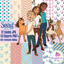Kit Digital Spirit Cabalgando Libre