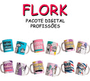 Pack Artes Vetores Caneca Flork Profissões Memes 80 Arquivos