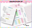 Agenda Escolar A5 - Arquivo Digital