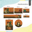 Etiqueta Escolar Harry Potter - Arquivo Digital