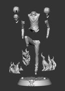 One Piece Sanji Red Stl/obj Para Impresión 3d