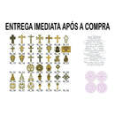 Pacote Arquivos Vetor Religiosos Corte Cnc Laser Rotuer Dxf