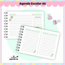 Agenda Escolar A6 - Arquivo Digital