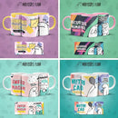 Pack Artes Caneca Bento Flork Profições Arquivos Cdr E Png