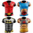 Artes Super Heróis Camisetas Sublimação Total Premium