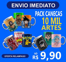 Pacote Artes Canecas Sublimação Mockups