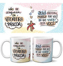 Estampas Frases Coloridas Sublimação Canecas Páscoa Mockups