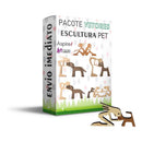 Pacote Vetores Boneco Escultura Homem Animais Cnc