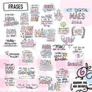 Arquivo Digital Lettering Frases Dia Das Mães Png