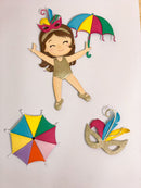 Pack 08 Arquivos de Corte Topos de Bolo Carnaval 2023 - Studio