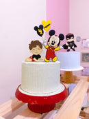 Arquivo De Corte Topo De Bolo Mickey E Bebê