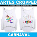 Artes Editáveis Cropped Carnaval Sublimação Corel