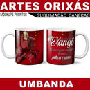 Artes Canecas Umbanda Orixás Editávies Sublimação Mockups