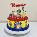 Arquivo De Corte Topo De Bolo Branca De Neve