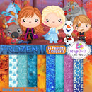 Kit Digital Frozen Cute