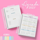 Kit Agendas 1 E 2 Dias Por Pag - 2023 - Arquivo Digital