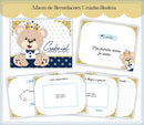 Arquivo Digital Caderneta E Livro Do Bebe Ursinho Realeza