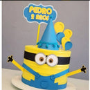 Arquivo De Corte Topo De Bolo Minions 3d - Allan- Studio