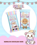 Kit Digital Natal Candy Arquivos Para Sublimação Em Png