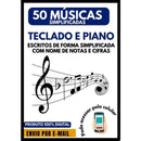 50 Partituras Para Iniciante - Piano E Teclado