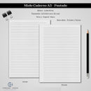 Arquivo Miolo Caderno A5 Pautado Básico 1