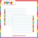 Encadernação Escolar Pop It Colorido - Arquivo Digital