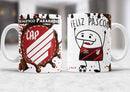12 Arte Caneca Páscoa Torcedor Editável Corel Draw + Png