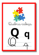 Alfabeto Parede Colorido Recurso Pedagogico Professor Pdf