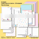 Arquivo Digital Combo Miolo De Cadernos A5