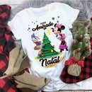 Estampas Sublimação Camisetas Natal Disney Mockups Editáveis