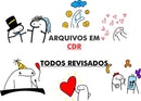 Pacote Digital Caneca Bento Flork Memes Arquivos Cdr E Png