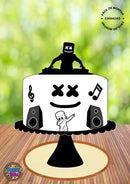 Arquivo De Corte Topo De Bolo Dj Marshmello